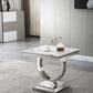 ET316 Solid Marble End Table