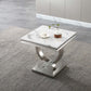ET316 Solid Marble End Table