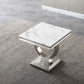 ET316 Solid Marble End Table
