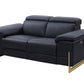 8048 Luxury Reclining Genuine Leather Loveseat/Sofa