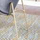 RC01 Set of 2 Velvet Barrel Chairs with Gold Metal Legs