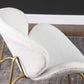 RC01 Set of 2 Velvet Barrel Chairs with Gold Metal Legs