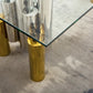 RDT210SG Rectangular Dining Table with 12mm Clear Tempered Glass