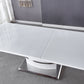 RDT218 Extendable Printed Marble Top Dining Table