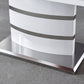 RDT218 Extendable Printed Marble Top Dining Table