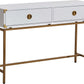 ST001 Sleek White MDF Console Table
