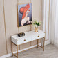 ST001 Sleek White MDF Console Table
