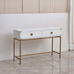 ST001 Sleek White MDF Console Table