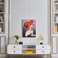 TV001 White & Gold Functional Storage TV Stand