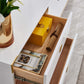 TV001 White & Gold Functional Storage TV Stand